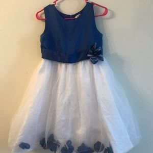 A little girl prom dress